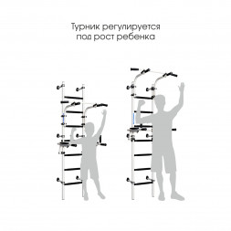 Шведская стенка с брусьями ROMANA С10